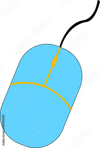 simple computer mouse vector for your design needs