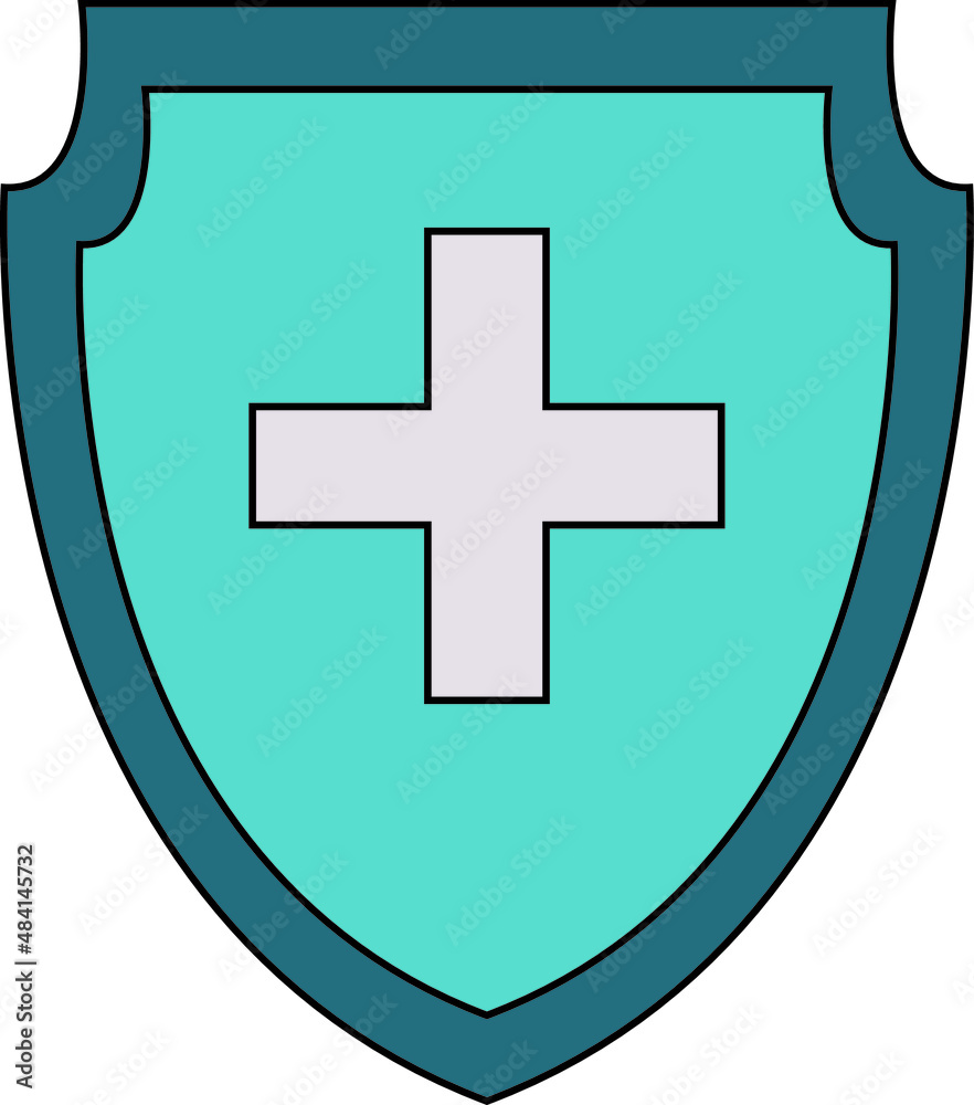 simple health shield animation vector for your design needs simple health shield animation vector for your design needs