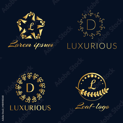 Luxury Elegant Creative Logo Design Collection Vector Template