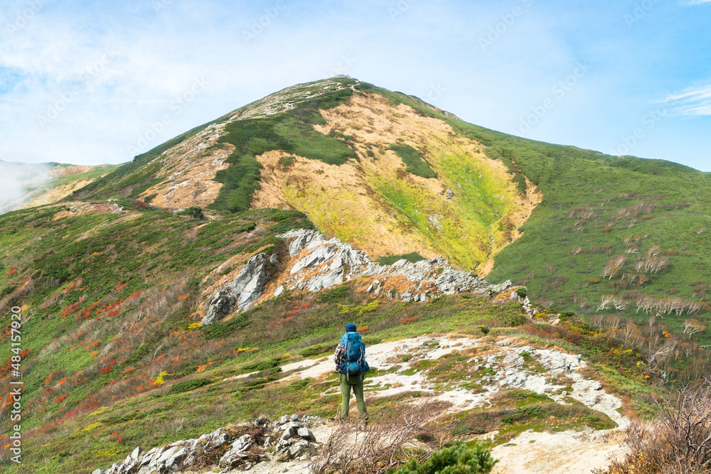 山と登山者