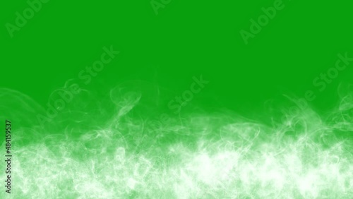 Fog on the ground green screen motion graphics photo