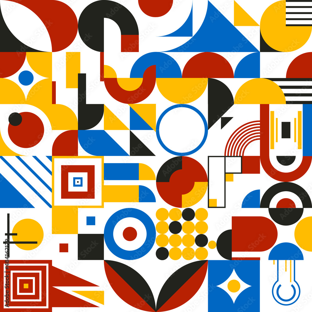 Bauhaus seamless pattern Bauhaus seamless pattern