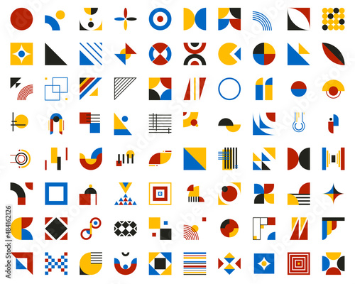 Bauhaus elements.