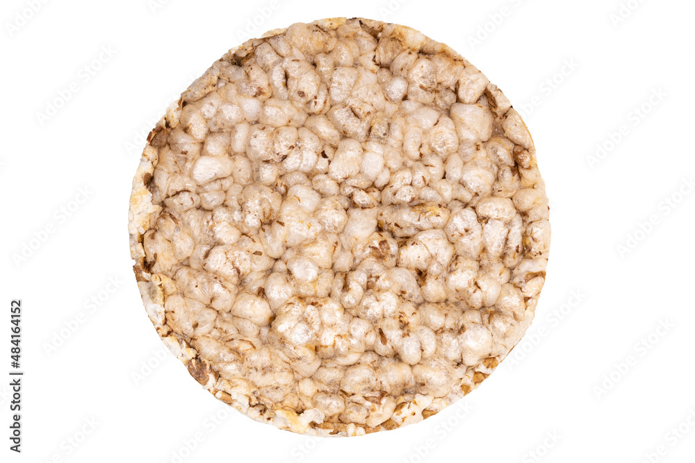 round cornbread isolate on white background round cornbread isolate on white background