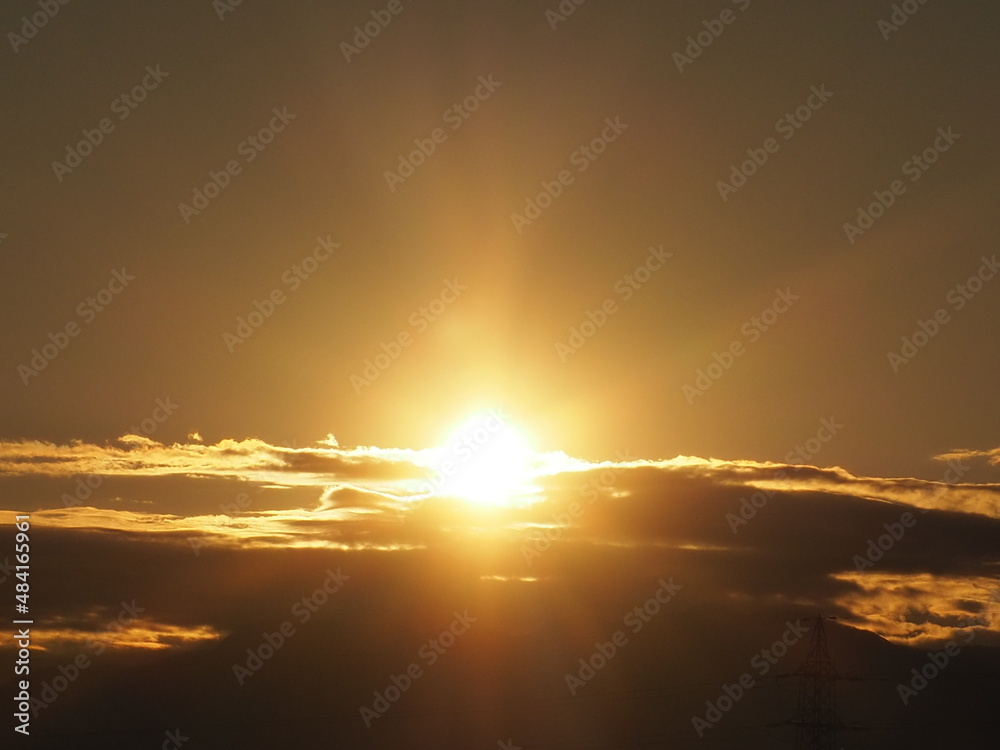 Fototapeta premium 晴れた日の空と雲