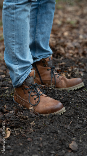 Leather boots in the forrest. 
Shot with the Sony A7III and Samyang 85mm f1.4