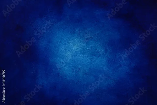 Fototapeta Ręcznie malowane niebieskie tło. Odcienie błekitu w kompozycji dla tła. tekstura dla tła. 