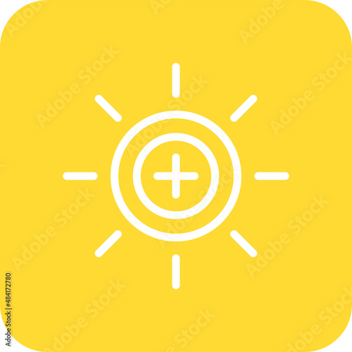 Brightness Vector Icon Design Illustration