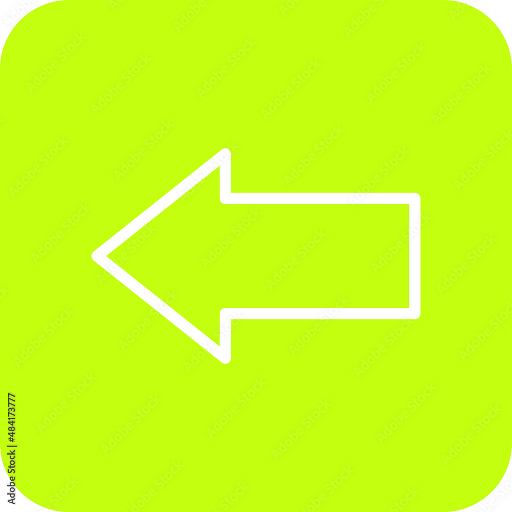 Left arrow Vector Icon Design Illustration Left arrow Vector Icon Design Illustration