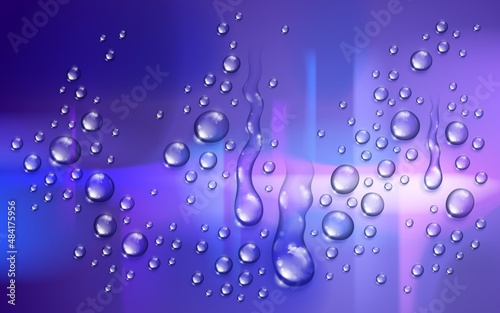 Water rain drops or condens...