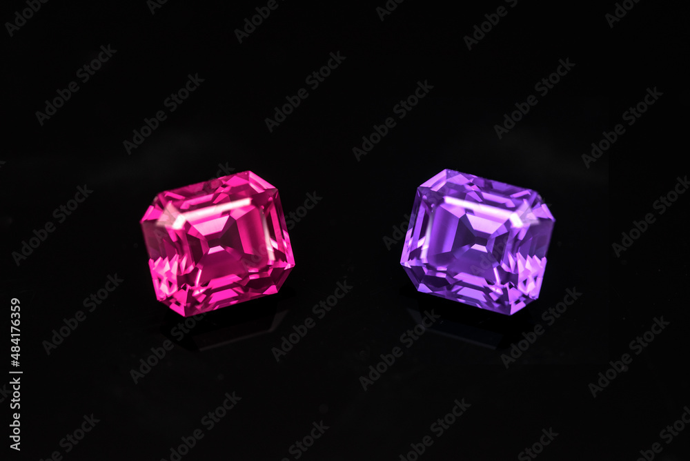 Pink and Purple Gemstones Pink and Purple Gemstones