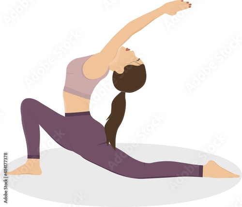 Woman doing yoga