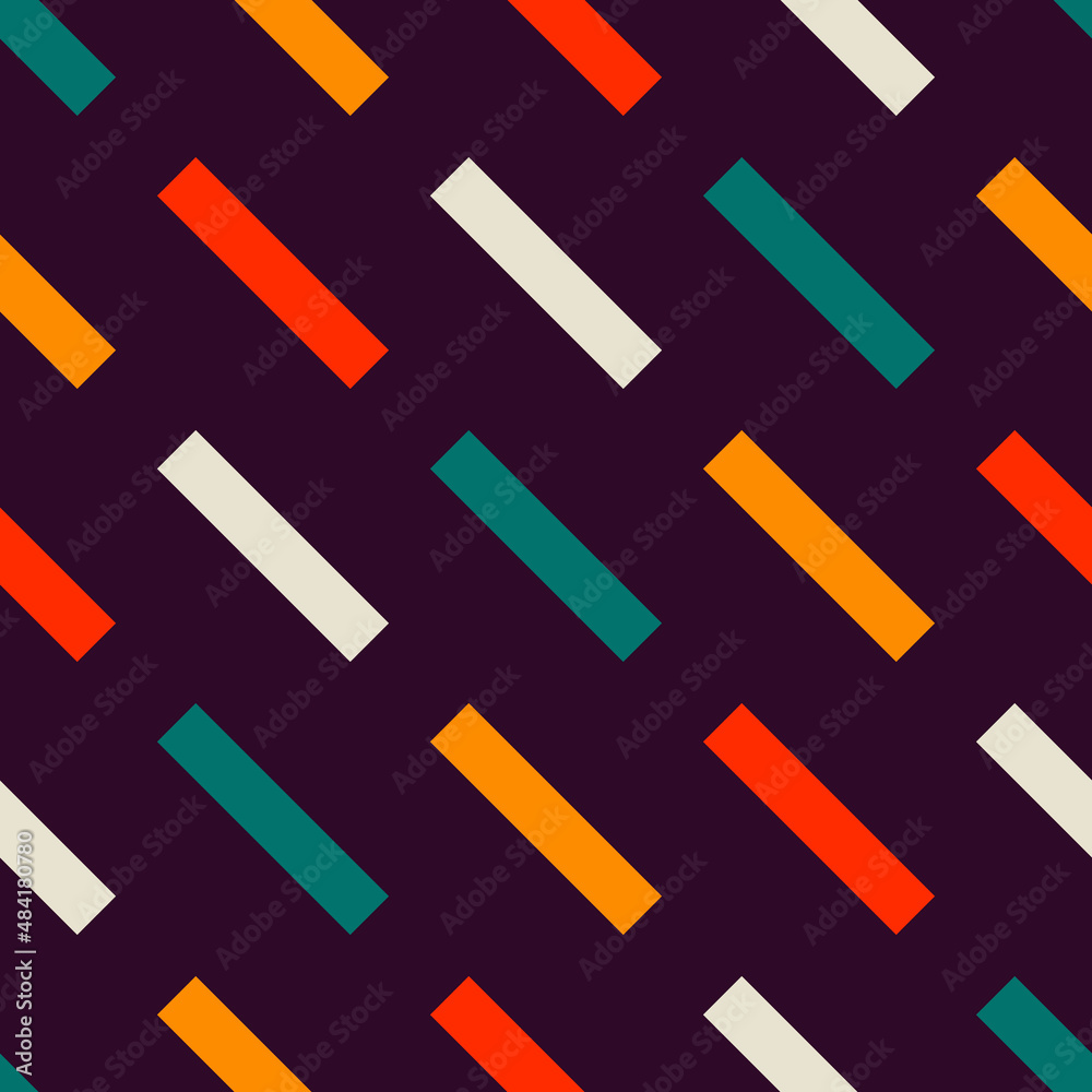 Seamless pattern with colorful geometric shapes. Seamless pattern with colorful geometric shapes.