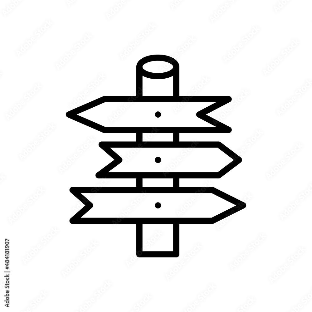 Road Sign. Vector Icon Direction Movement. Original size 64x64 pixels. Road Sign. Vector Icon Direction Movement. Original size 64x64 pixels.