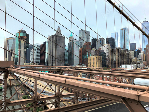 Manhattan from Brooklyn bridge