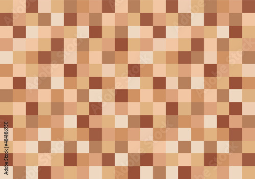 Censored sign from pixel blur. Square color background in mosaic design. Blurry effect for protection face and body on photo and video. Digital censorship for content, abstract vector illustration