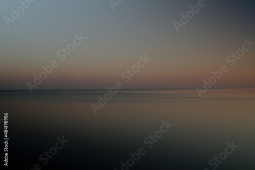 Bilde på lerret View of the Baltic Sea in Kołobrzeg.