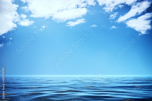 blue sky sea background texture