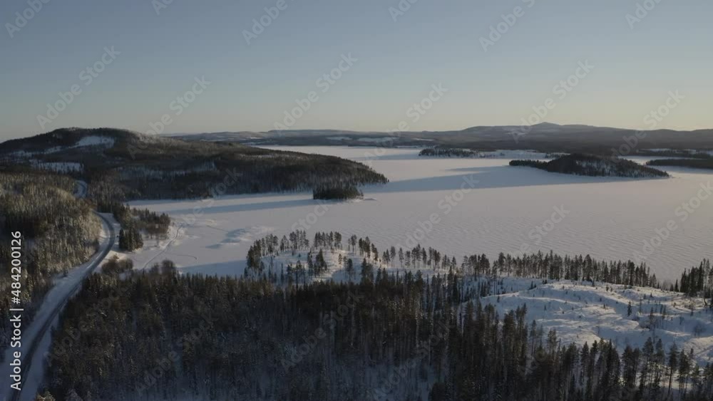 Arctic ice lake Arctic ice lake