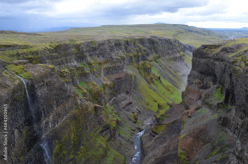 Canyon in Island Canyon in Island