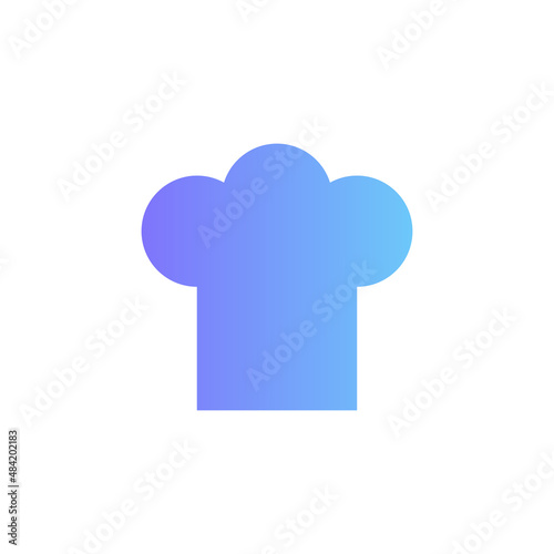 Chief Hat vector icon with gradient