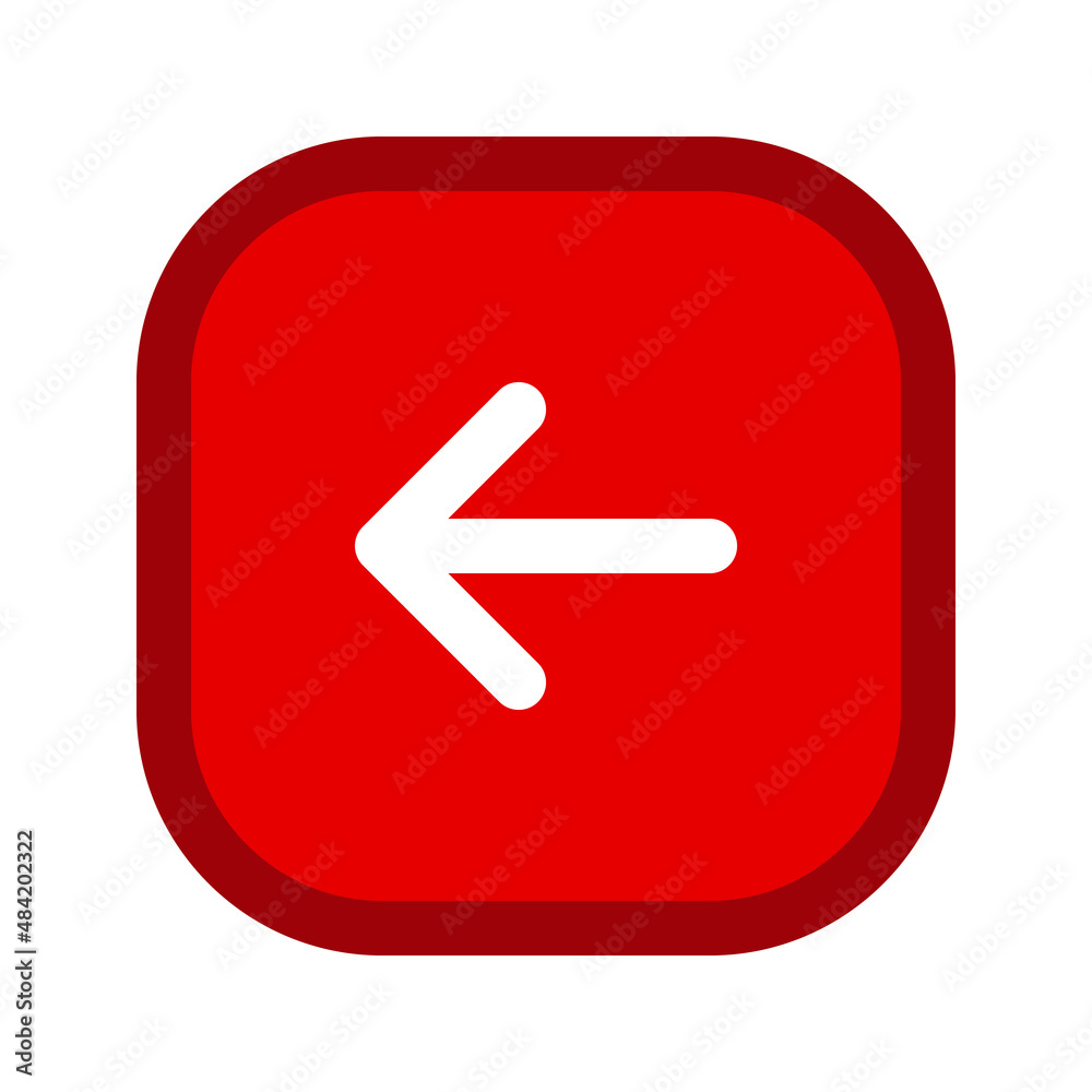 Illustration vector graphic icon of Left Arrow 5. Filled Line Style Icon. Vector illustration isolated on white background. Perfect for website or application design. Illustration vector graphic icon of Left Arrow 5. Filled Line Style Icon. Vector illustration isolated on white background. Perfect for website or application design.