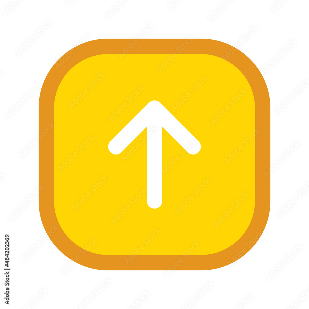 Illustration vector graphic icon of Up Arrow 5. Filled Line Style Icon. Vector illustration isolated on white background. Perfect for website or application design. Illustration vector graphic icon of Up Arrow 5. Filled Line Style Icon. Vector illustration isolated on white background. Perfect for website or application design.