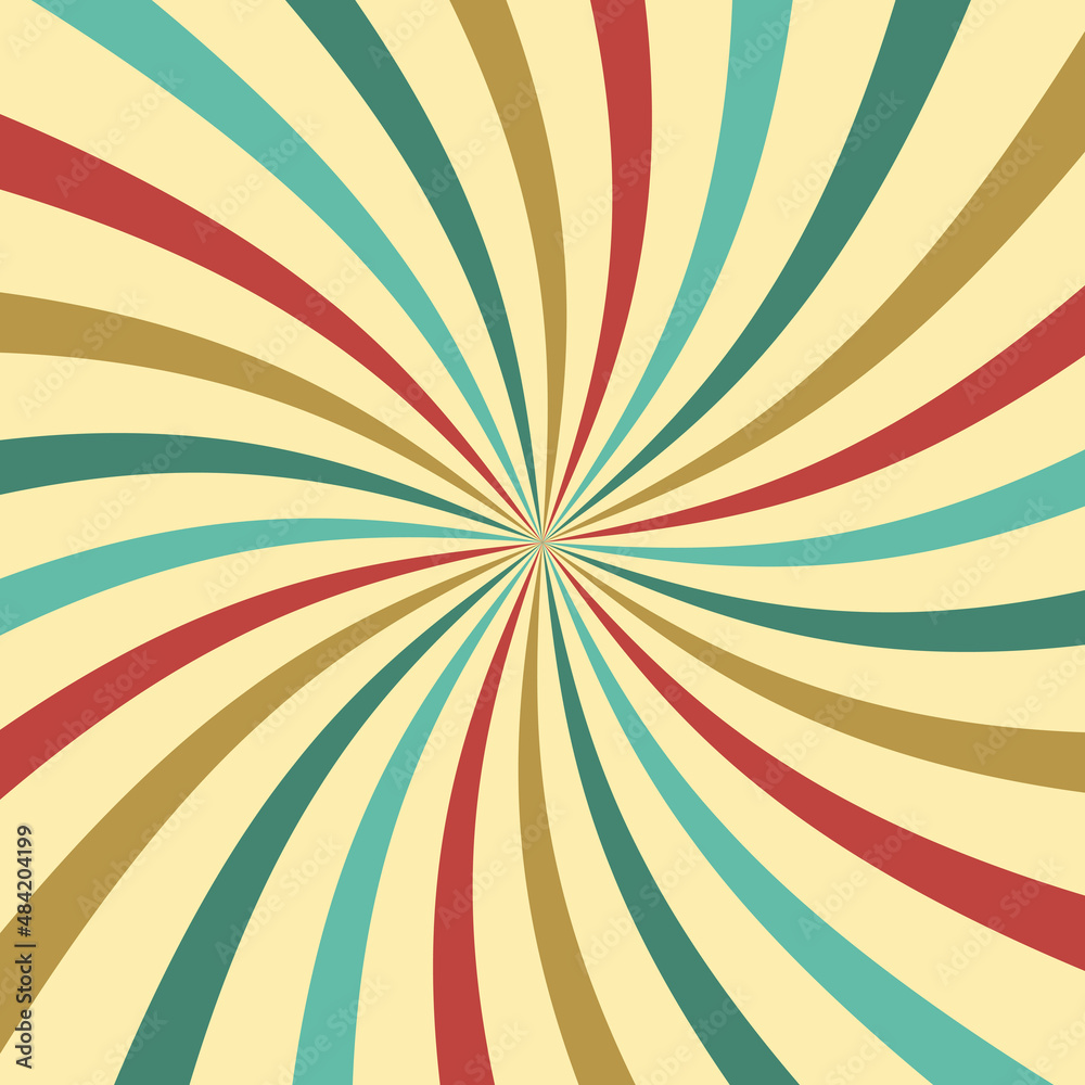 Vintage circus background Twisted Retro backdrop