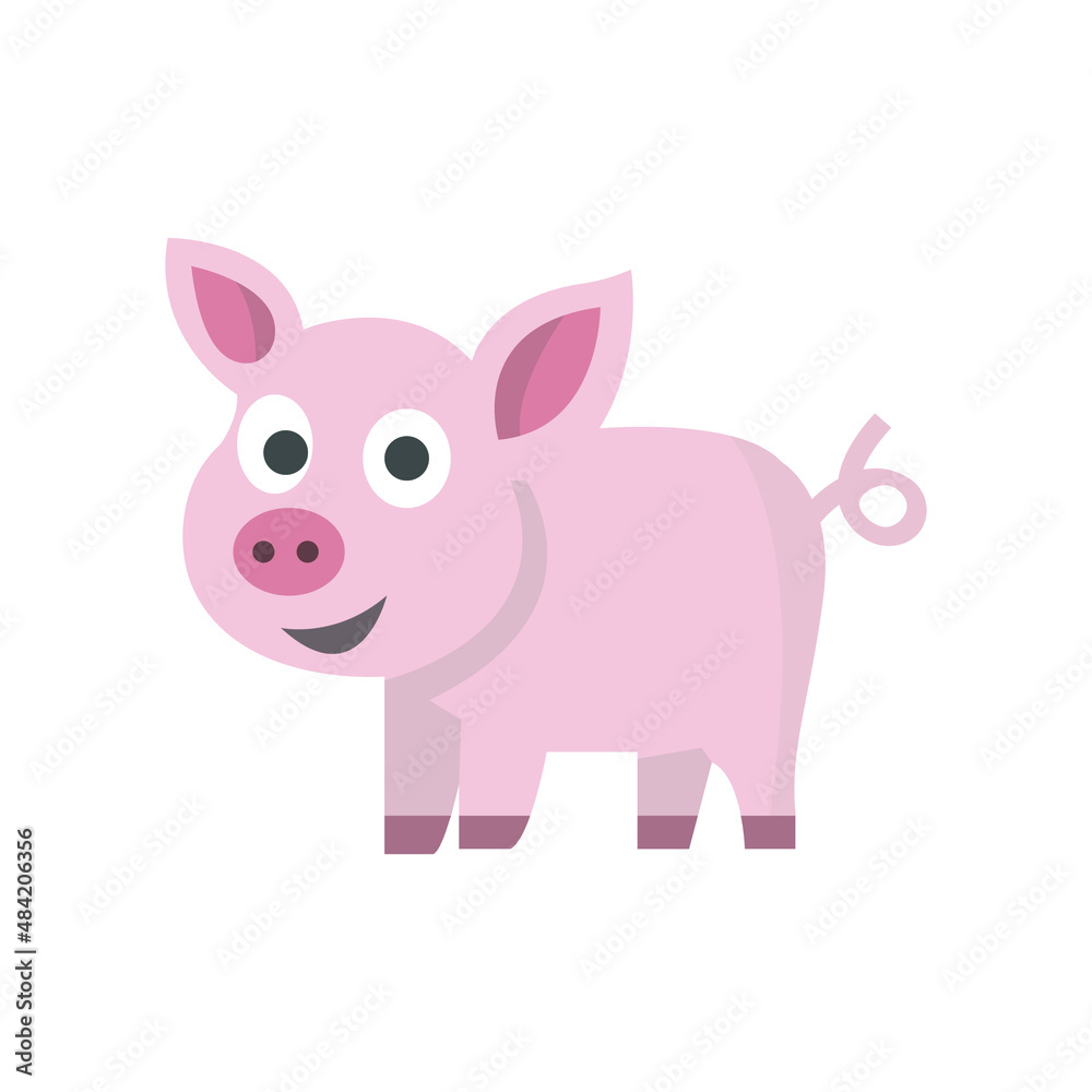 Piggy animal Vector icon which is suitable for commercial work and easily modify or edit it
Piggy animal Vector icon which is suitable for commercial work and easily modify or edit it