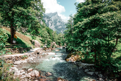 Fototapeta Naklejka Na Ścianę i Meble -  rzeka w górach