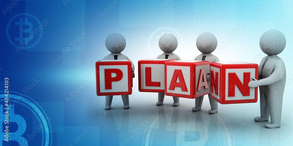 3d rendering Business plan concept
3d rendering Business plan concept