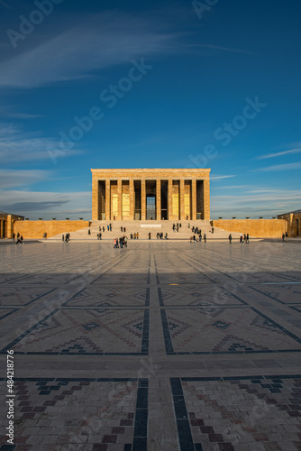 Anitkabir - Mausoleum of Mustafa Kemal Ataturk  Ankara Turkey  Anitkabir is the mausoleum of the founder of Turkish Republic.