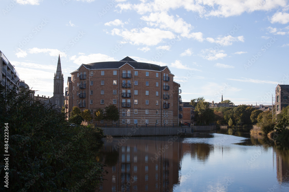 Views along the shore at Leith, Edinburgh, Scotland in the UK Views along the shore at Leith, Edinburgh, Scotland in the UK