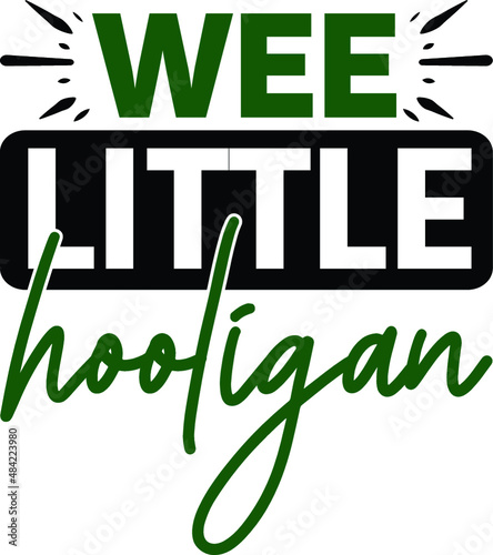 Wee little hooligan vector arts