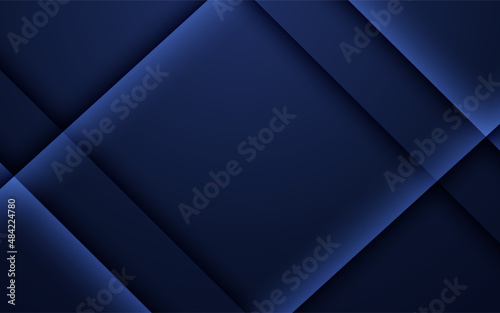 Geometric dark blue texture background with glowing edges and shadows