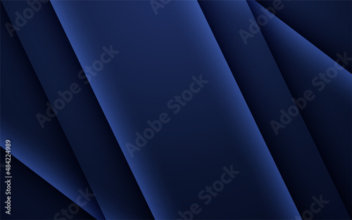 Geometric dark blue texture background with glowing edges and shadows