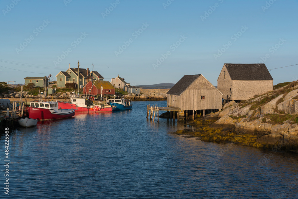 Fishing Sheds in the village of Peggy's Cove, Nova Scotia Fishing Sheds in the village of Peggy's Cove, Nova Scotia