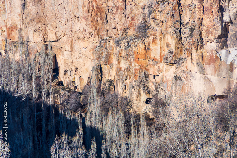 Ihlara Valley view at Cappadocia Region in Turkey