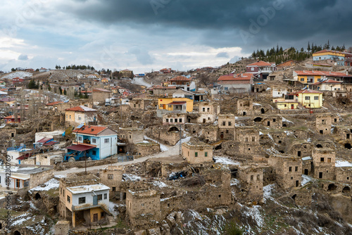 Ihlara Town view at Cappadocia Region in Turkey photo