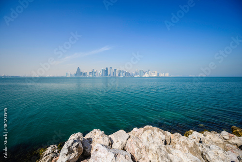 Doha skyline from MIA Park photo