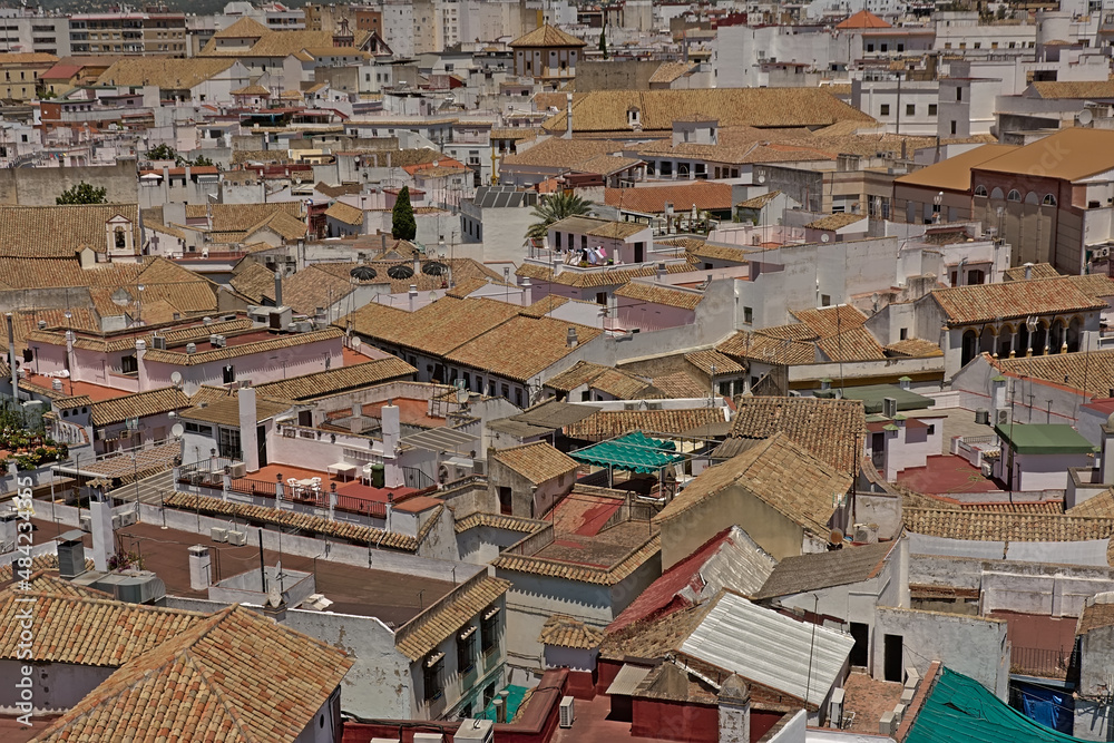 roloftops of Cordoba, Spain, high angle view