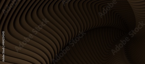 Fototapeta Naklejka Na Ścianę i Meble -  gold swirl background texture. 3D illustration.