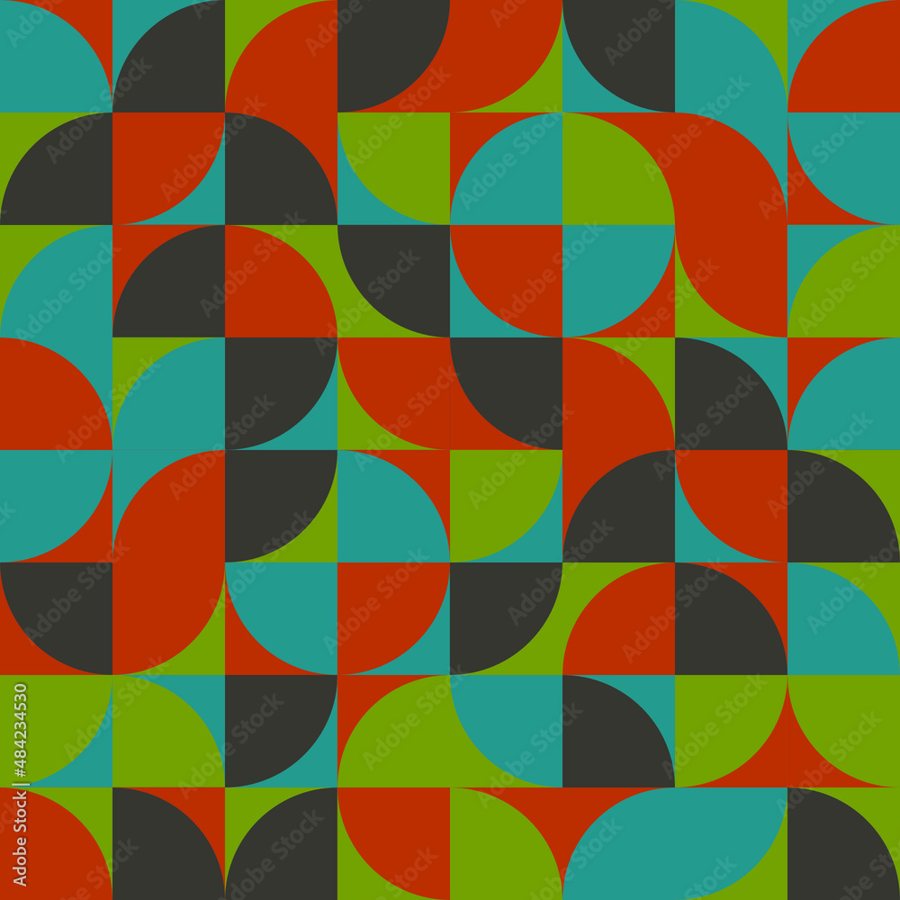 abstract geometric seamless pattern in bright colors abstract geometric seamless pattern in bright colors