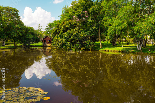 Jardim Botanico, Parque Municipal de Timbó em Santa Catarina