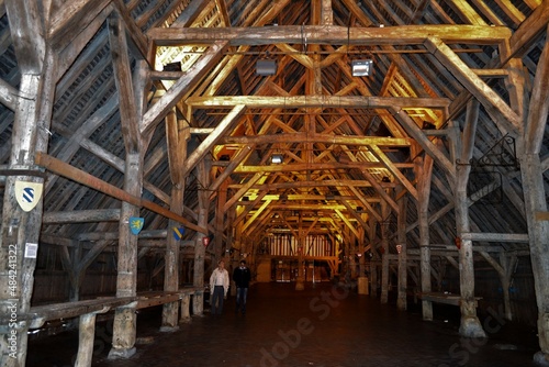 Wallpaper Mural Charpente halle de Dives sur mer Torontodigital.ca