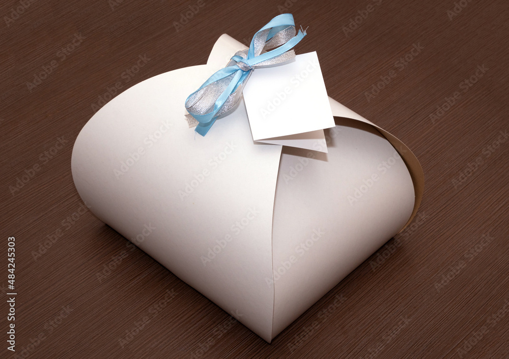 tied ribbons storage box