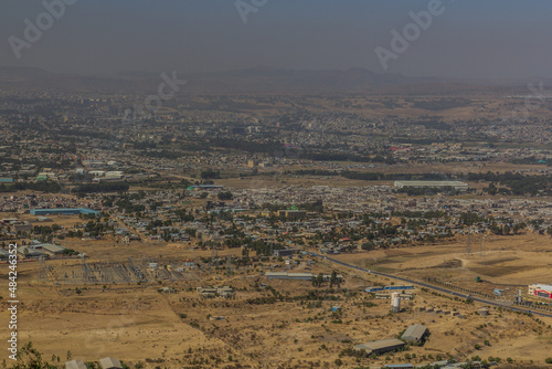 Aerial view of Mekele, Ethiopia