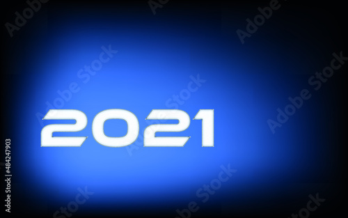 2021 blue and black background