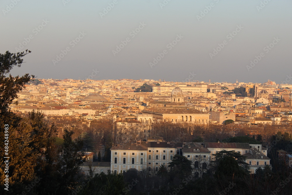 Vista aérea de Roma