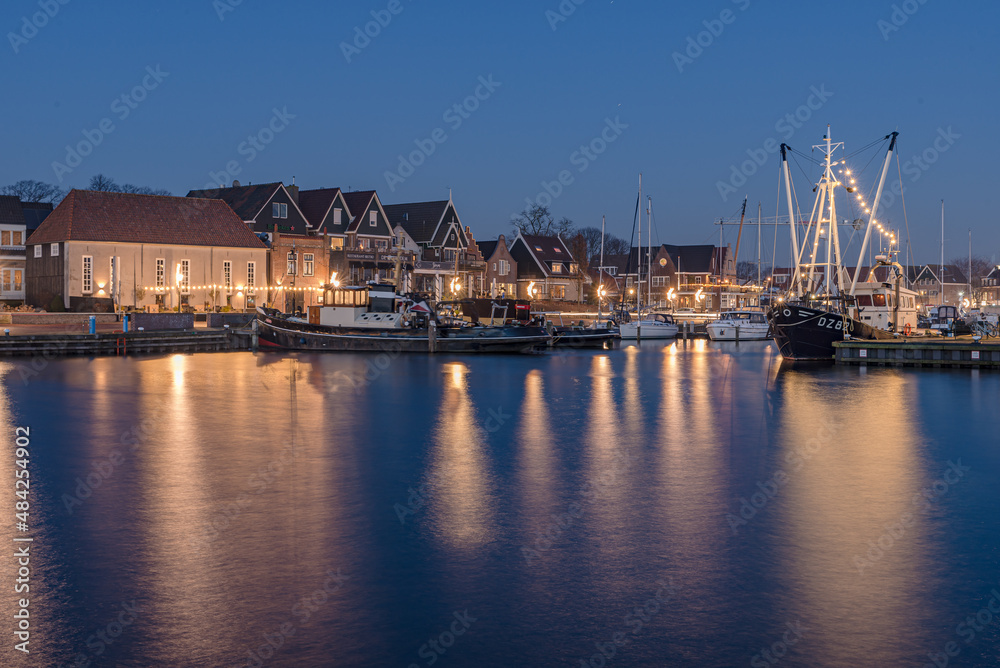 boats in the harbour of Urk